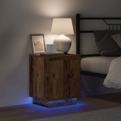 Nachttisch Altholz 39 x 34,5 x 50 cm Holzwerkstoff