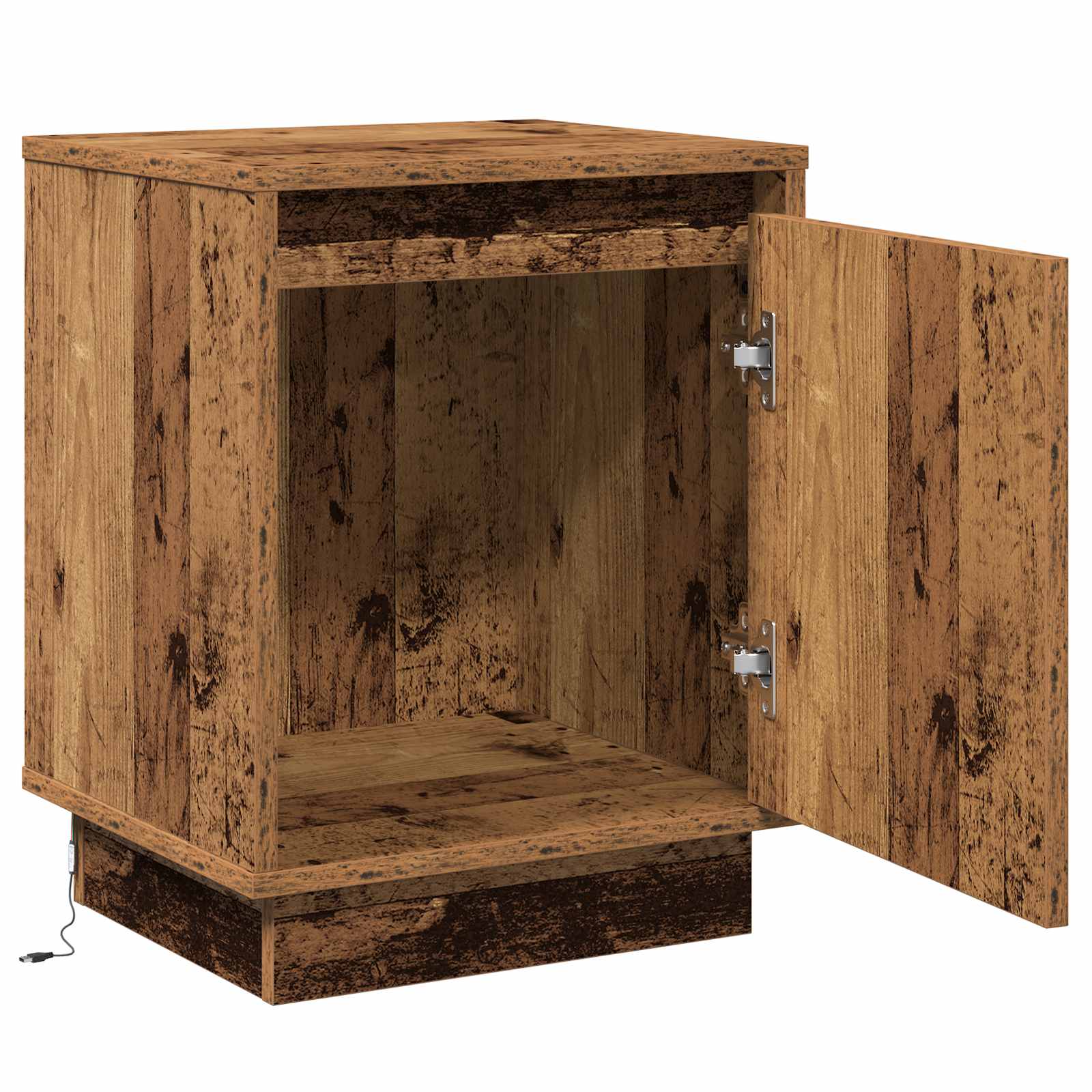 Nachttisch Altholz 39 x 34,5 x 50 cm Holzwerkstoff