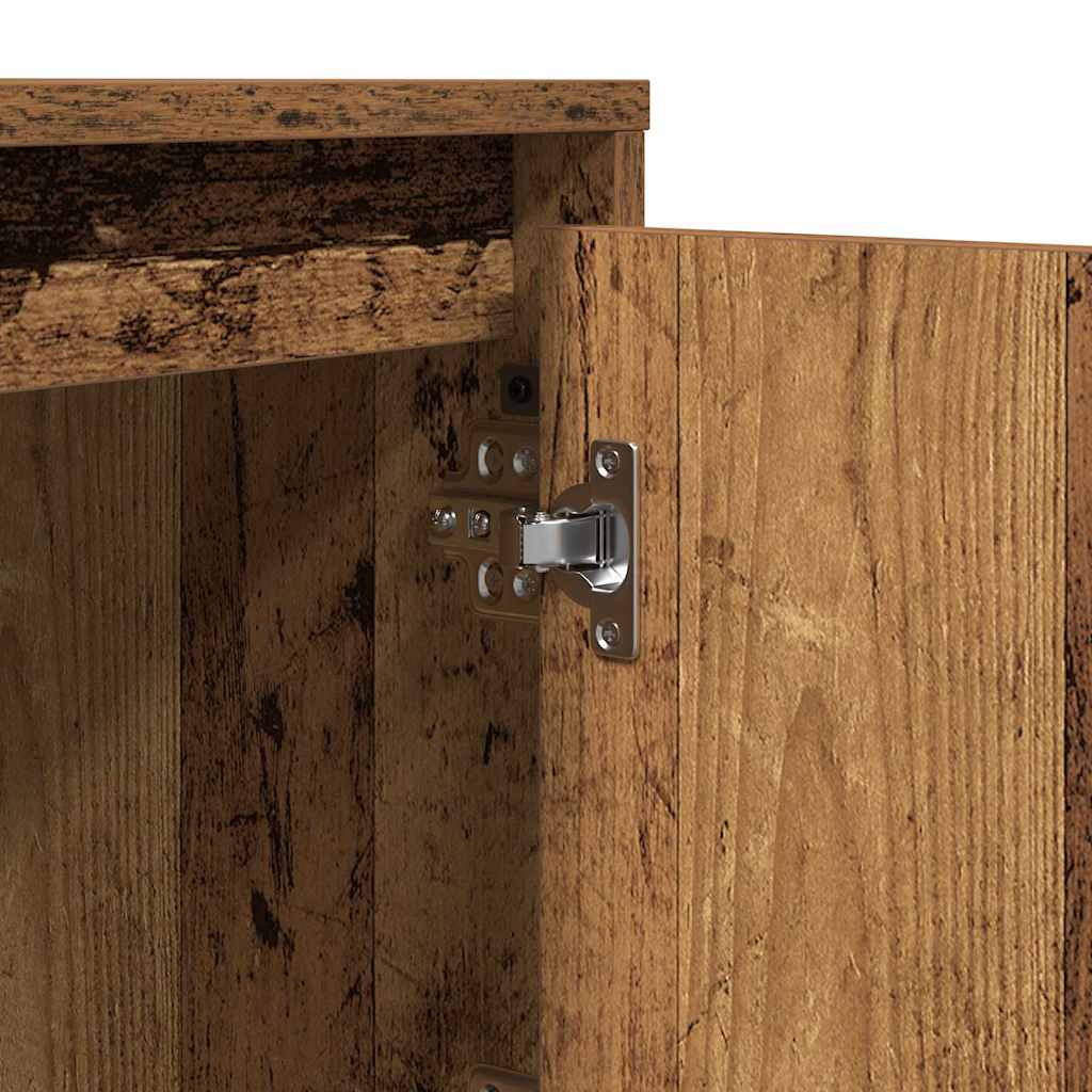 Nachttisch 2 stk. Altholz 39 x 34,5 x 50 cm Holzwerkstoff