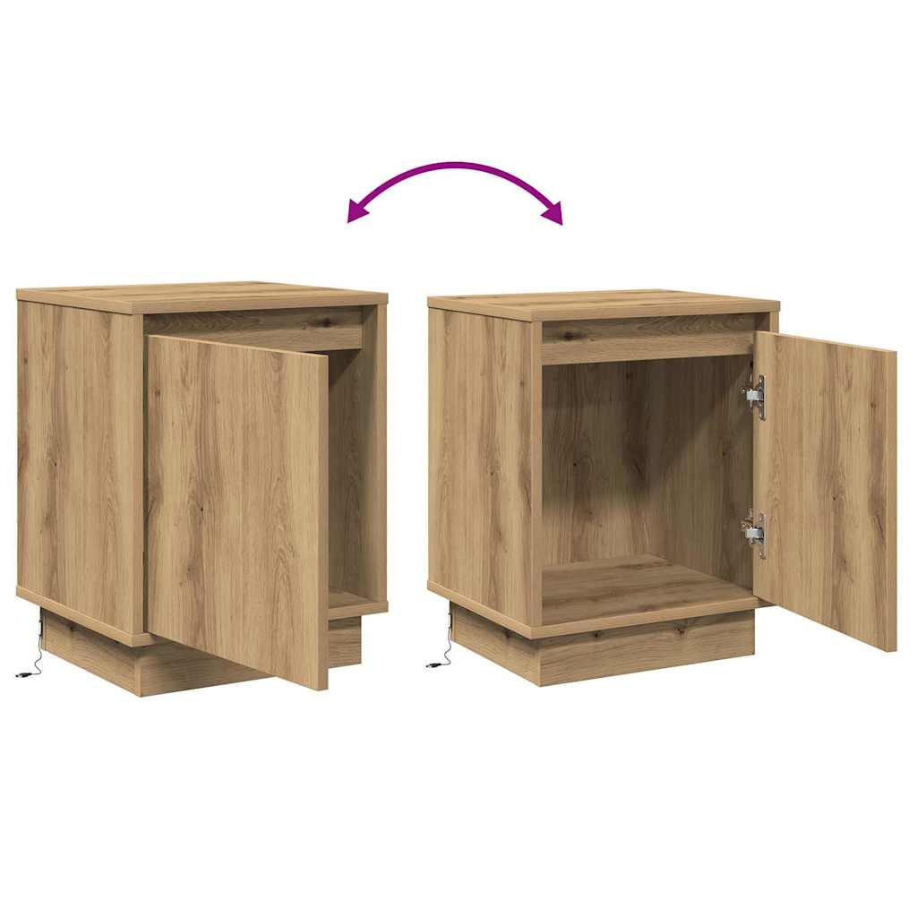 Nachttisch Artisan-Eiche 39 x 34,5 x 50 cm Holzwerkstoff