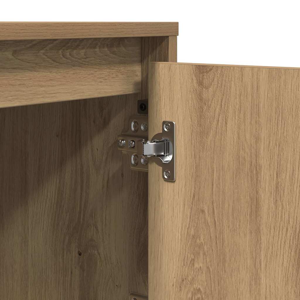 Nachttisch 2 stk. Artisan-Eiche 39 x 34,5 x 50 cm Holzwerkstoff