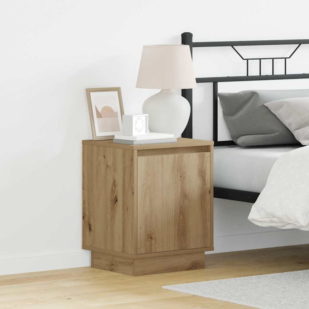 Nachttisch 2 stk. Artisan-Eiche 39 x 34,5 x 50 cm Holzwerkstoff
