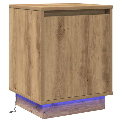 Nachttisch 2 stk. Artisan-Eiche 39 x 34,5 x 50 cm Holzwerkstoff