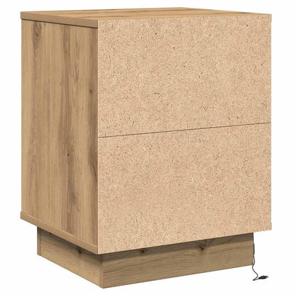 Nachttisch 2 stk. Artisan-Eiche 39 x 34,5 x 50 cm Holzwerkstoff