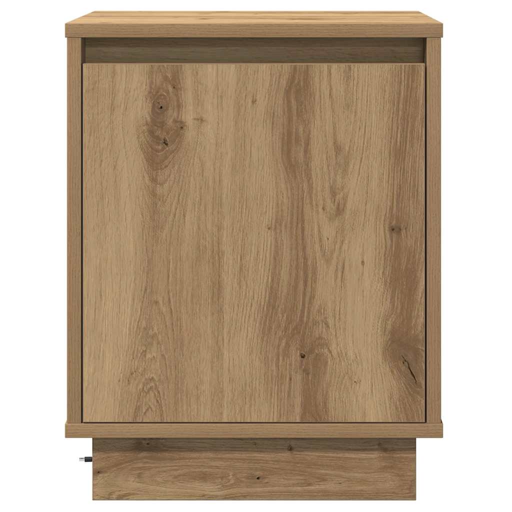 Nachttisch 2 stk. Artisan-Eiche 39 x 34,5 x 50 cm Holzwerkstoff