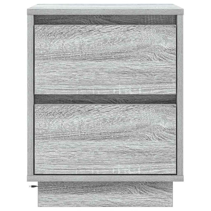 Nachttisch Grau 39 x 34,5 x 50 cm Holzwerkstoff