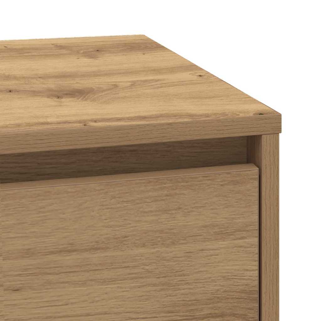 Nachttisch 2 stk. Artisan-Eiche 39 x 34,5 x 50 cm Holzwerkstoff