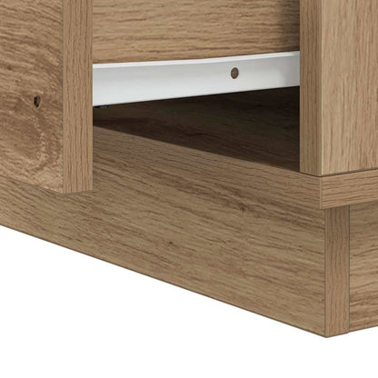 Nachttisch 2 stk. Artisan-Eiche 39 x 34,5 x 50 cm Holzwerkstoff