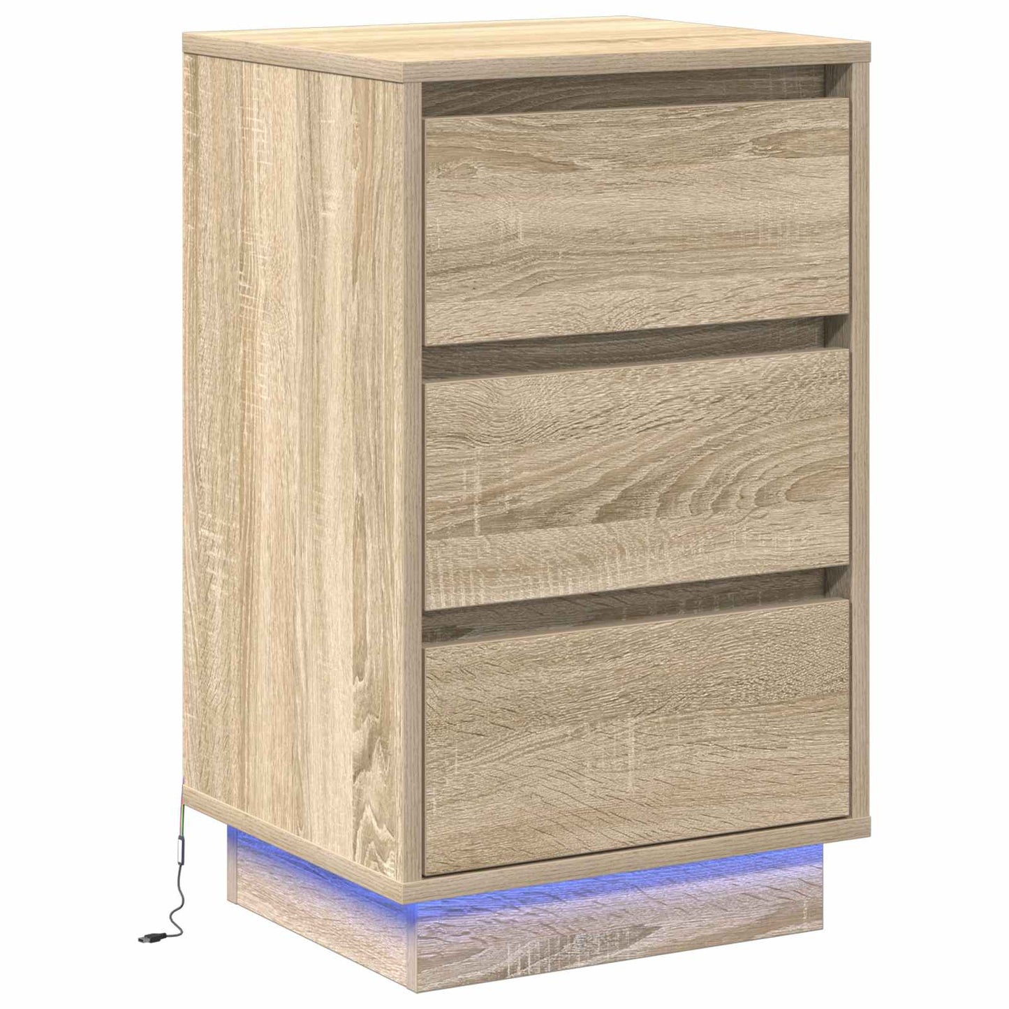 Nachttisch Sonoma-Eiche 39 x 34,5 x 65 cm Holzwerkstoff