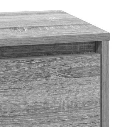 Nachttisch Grau 39 x 34,5 x 65 cm Holzwerkstoff