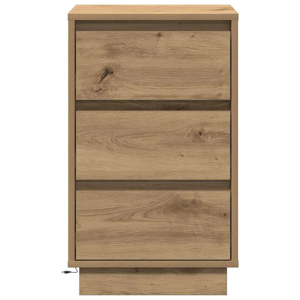 Nachttisch Artisan-Eiche 39 x 34,5 x 65 cm Holzwerkstoff