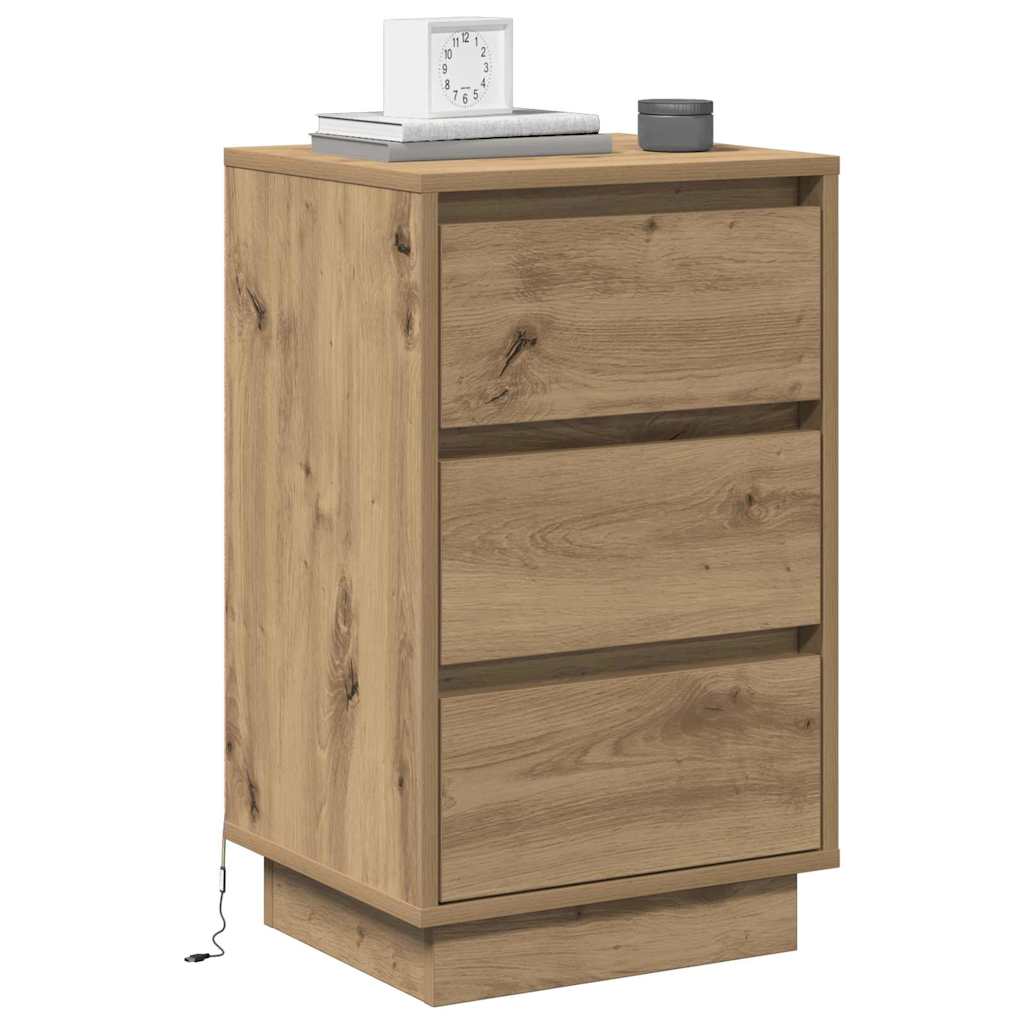 Nachttisch Artisan-Eiche 39 x 34,5 x 65 cm Holzwerkstoff