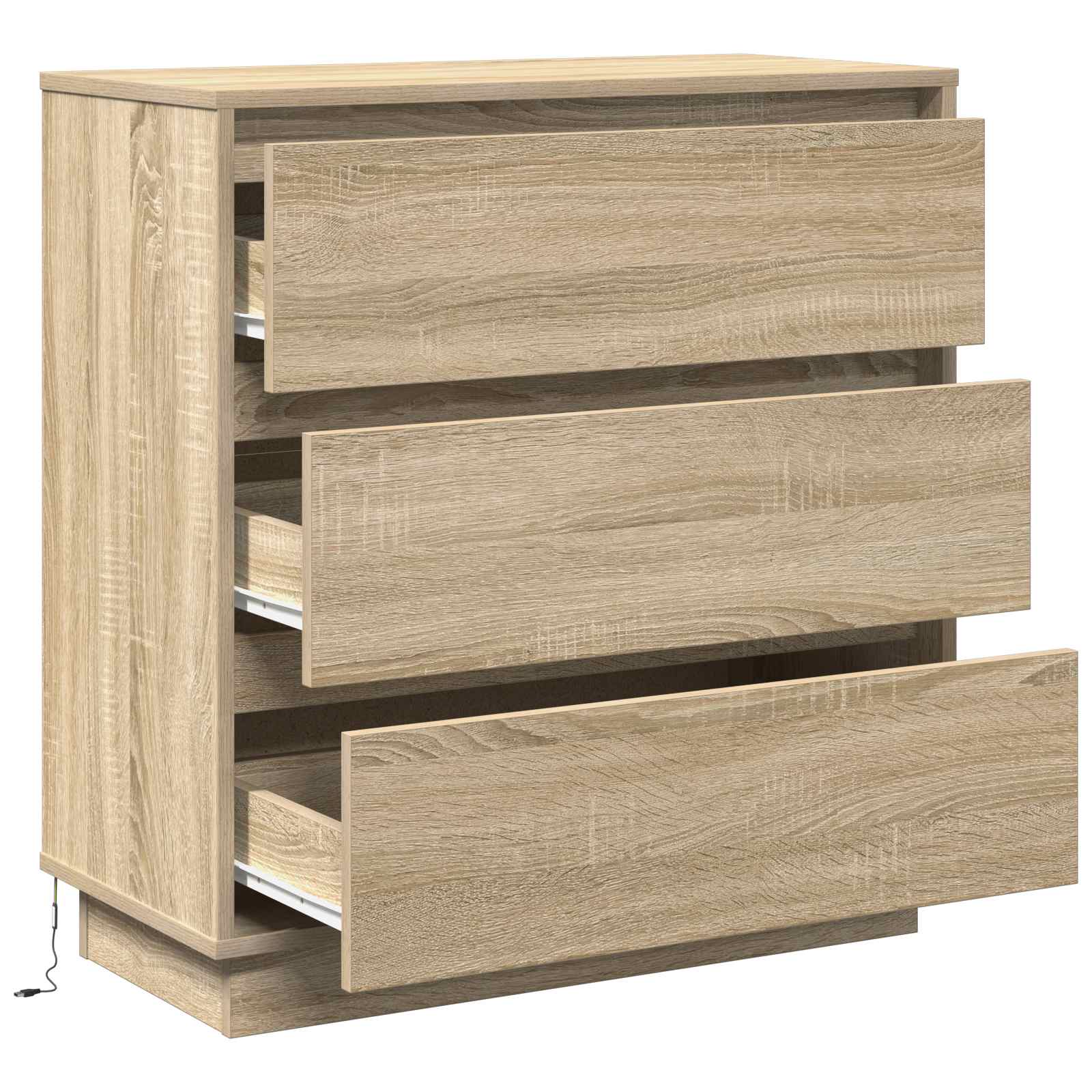 Nachttisch Sonoma-Eiche 71 x 34,5 x 75 cm Holzwerkstoff