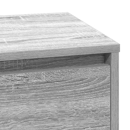 Nachttisch Grau 71 x 34,5 x 75 cm Holzwerkstoff