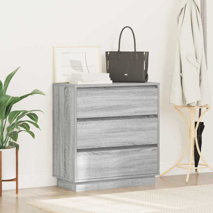 Nachttisch Grau 71 x 34,5 x 75 cm Holzwerkstoff