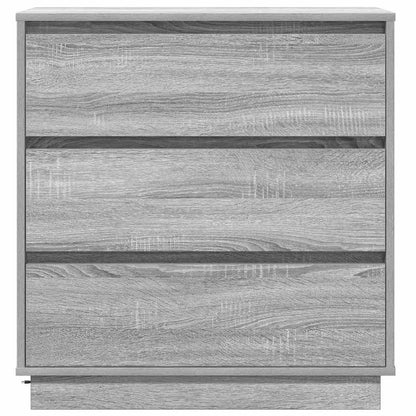 Nachttisch Grau 71 x 34,5 x 75 cm Holzwerkstoff