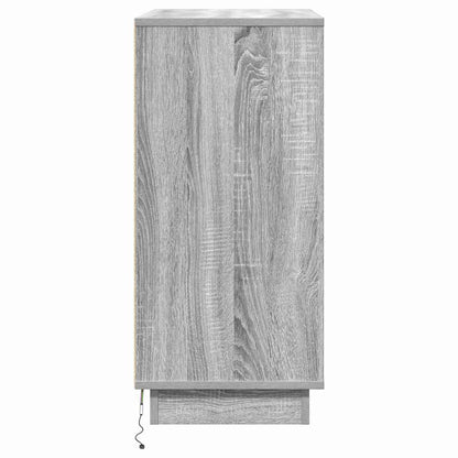 Nachttisch Grau 71 x 34,5 x 75 cm Holzwerkstoff