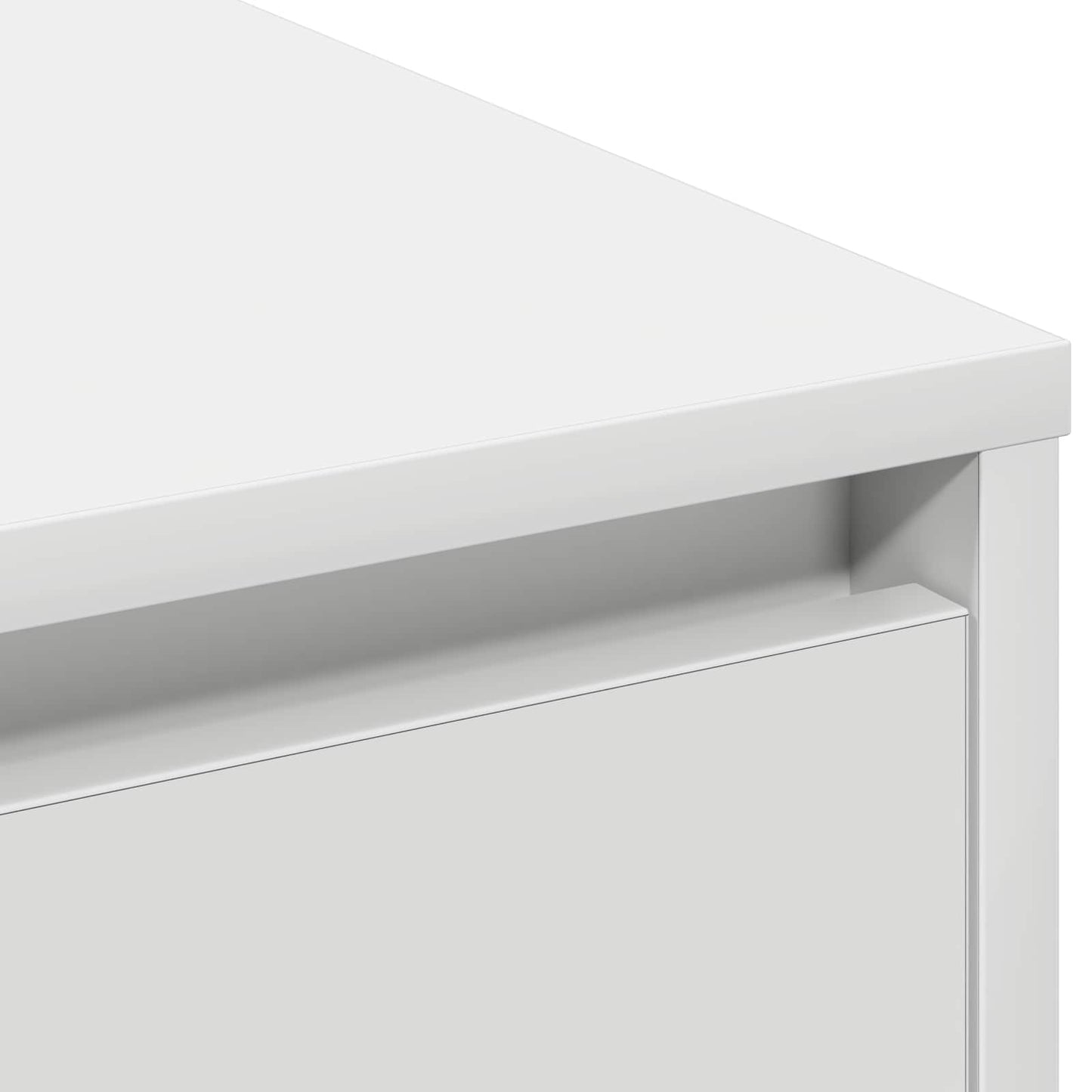 LED-Sideboard Weiß 71 x 34,5 x 75 cm Holzwerkstoff