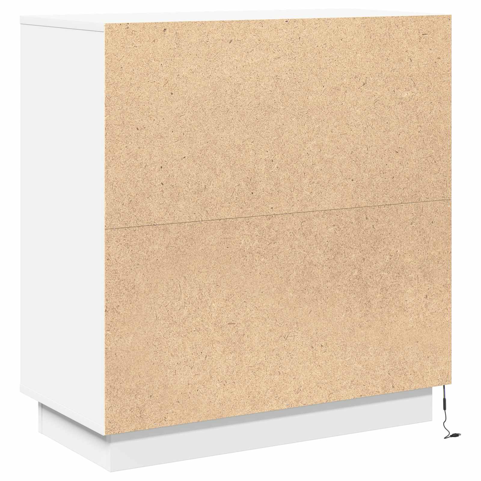 LED-Sideboard Weiß 71 x 34,5 x 75 cm Holzwerkstoff