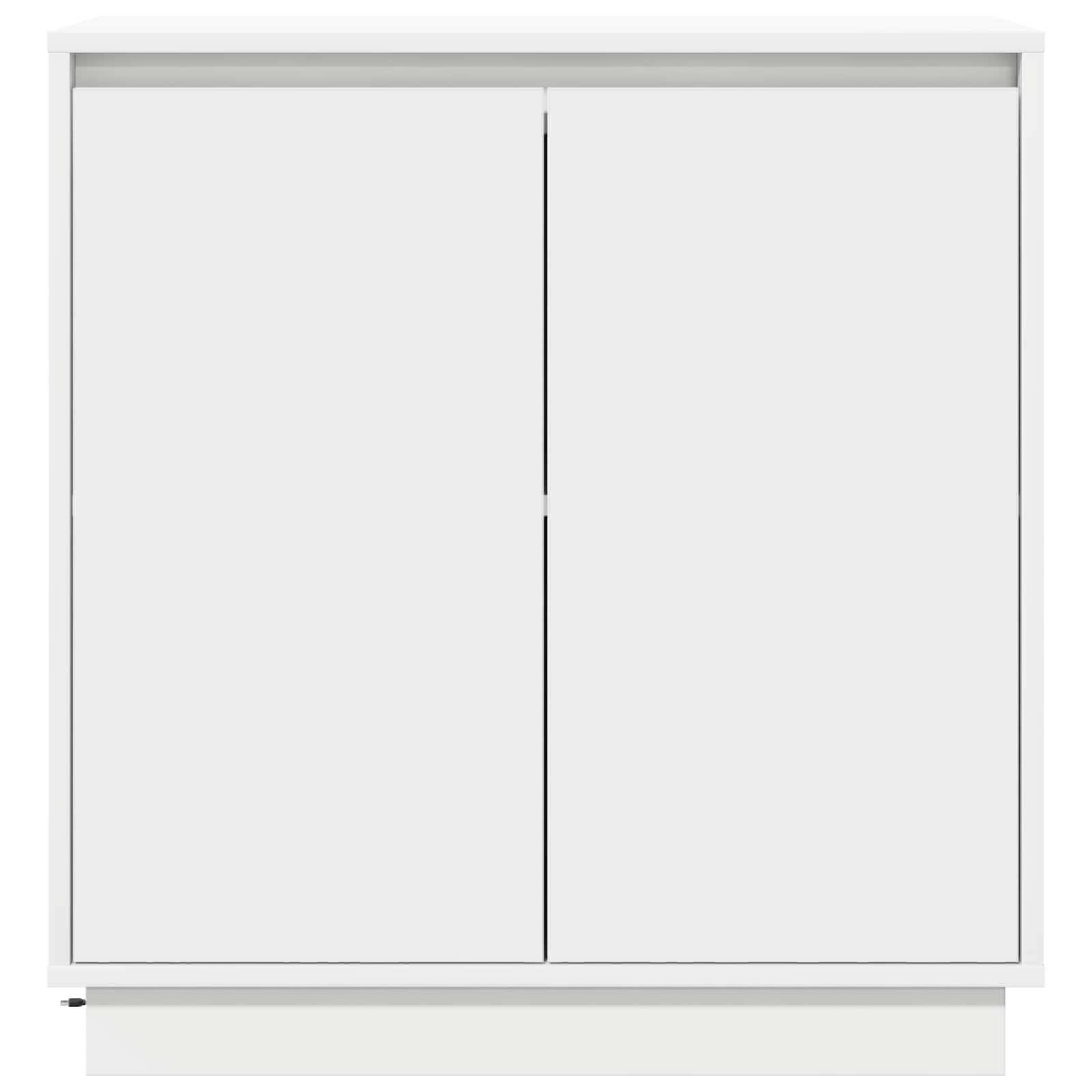 LED-Sideboard Weiß 71 x 34,5 x 75 cm Holzwerkstoff