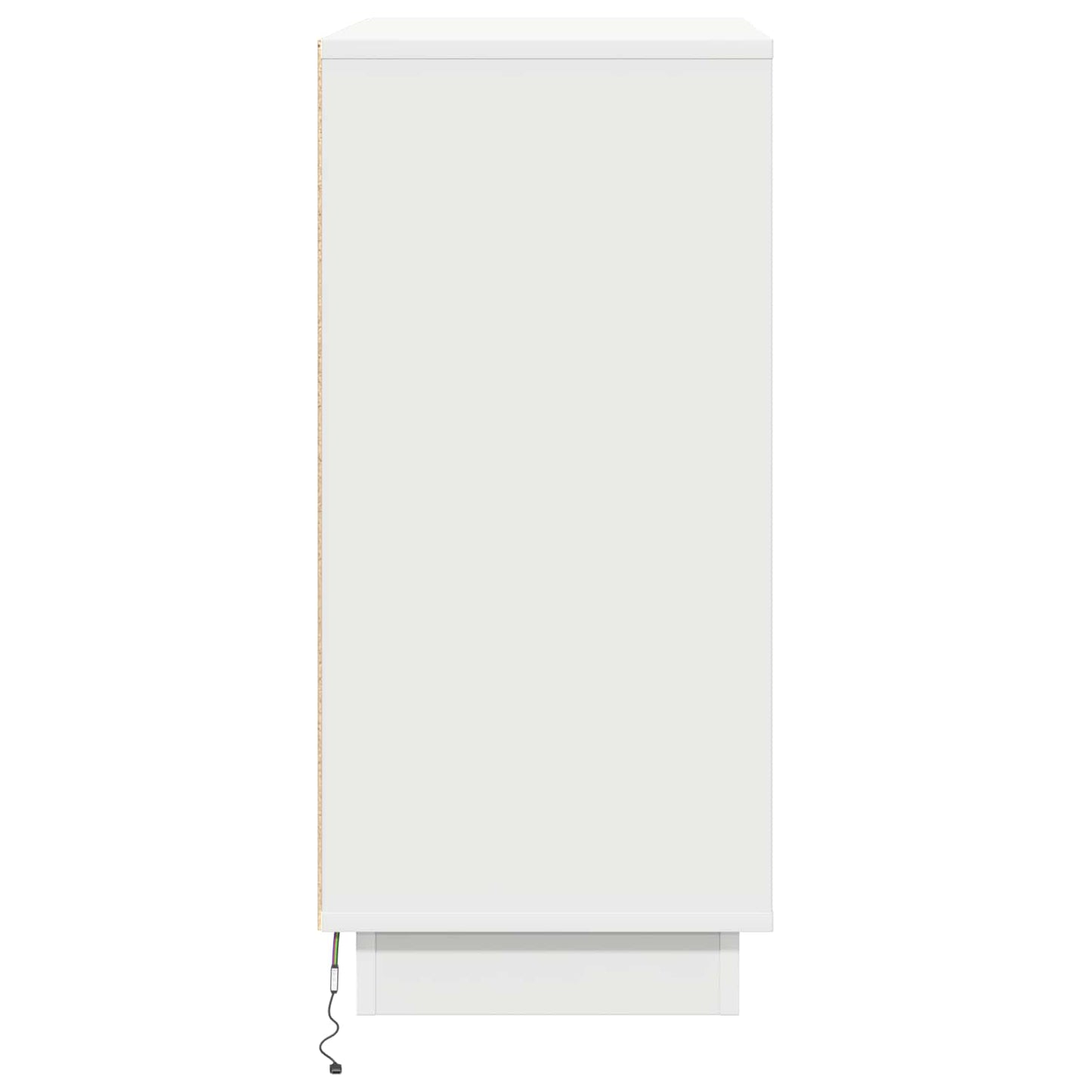 LED-Sideboard Weiß 71 x 34,5 x 75 cm Holzwerkstoff