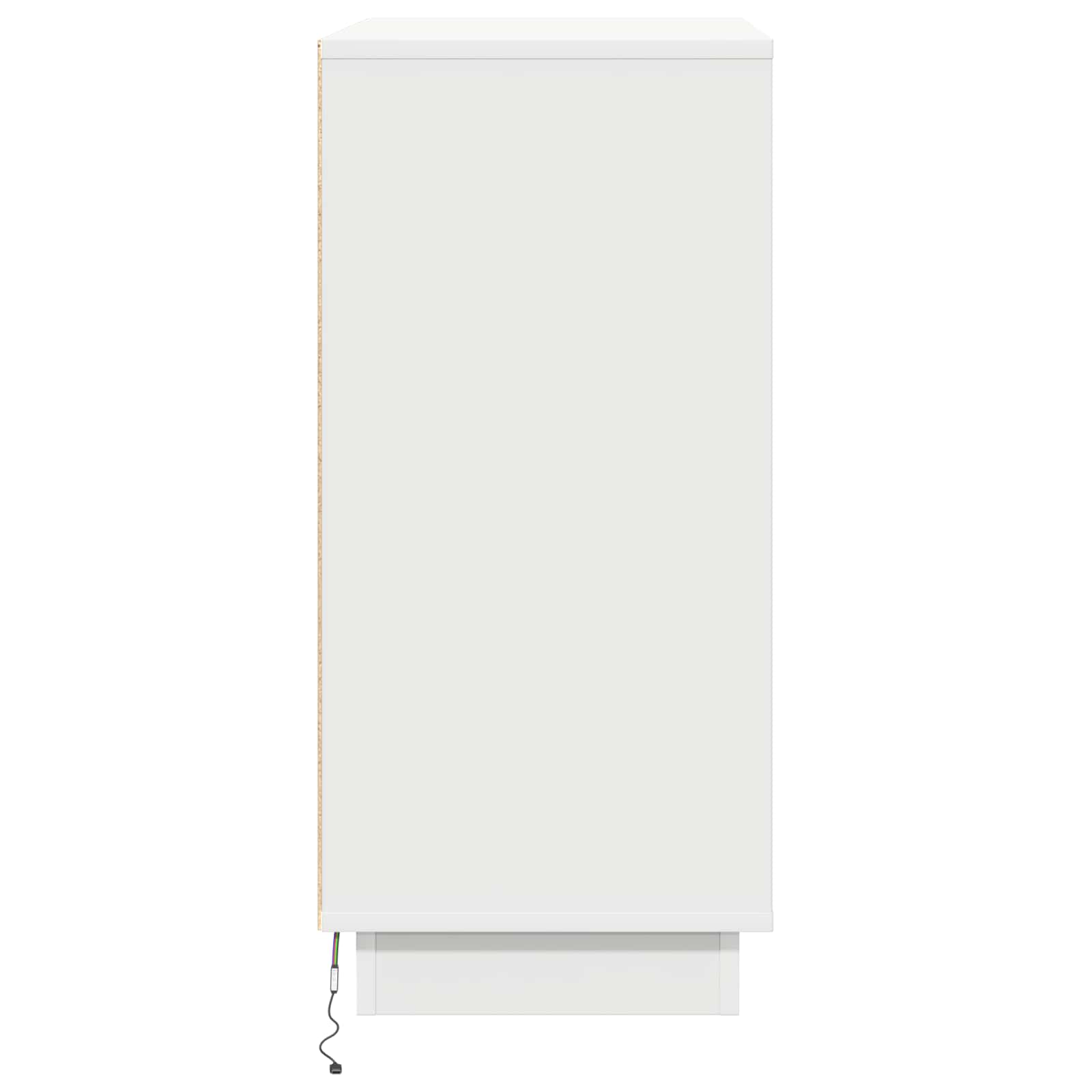 LED-Sideboard Weiß 71 x 34,5 x 75 cm Holzwerkstoff