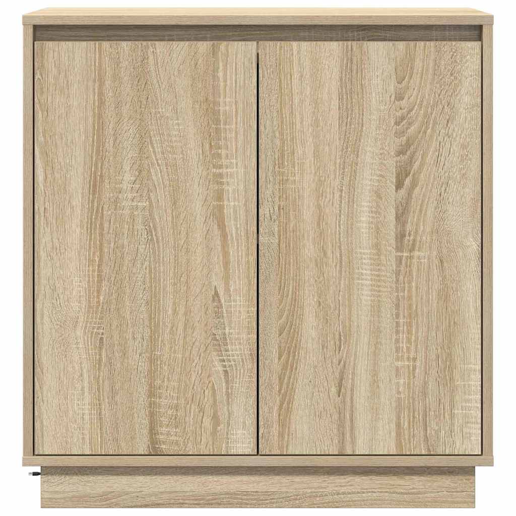 LED-Sideboard Sonoma-Eiche 71 x 34,5 x 75 cm Holzwerkstoff