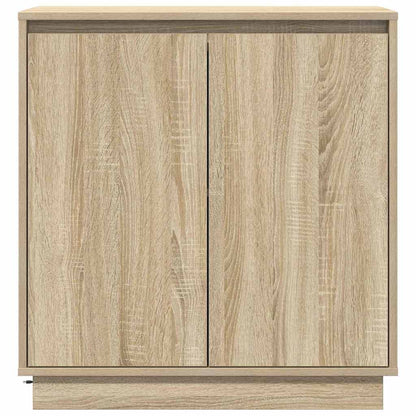 LED-Sideboard Sonoma-Eiche 71 x 34,5 x 75 cm Holzwerkstoff