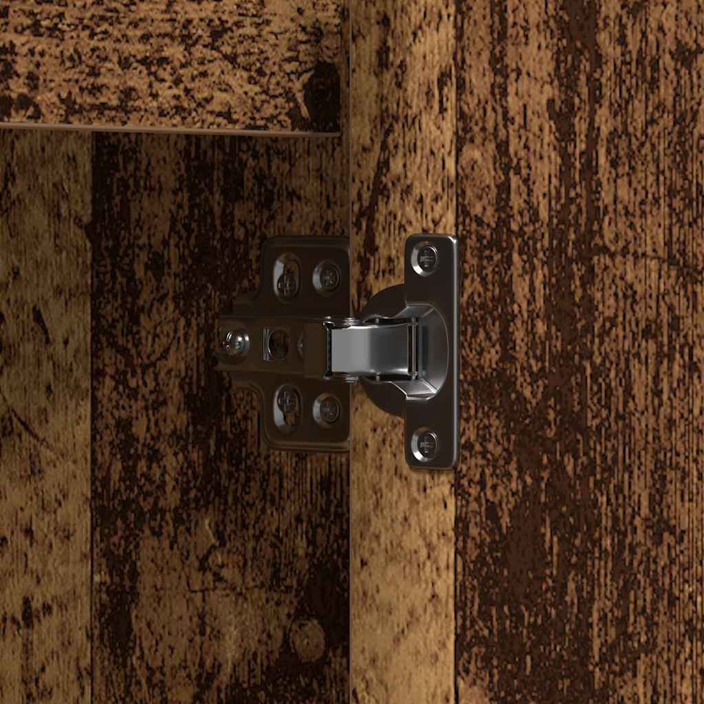 LED-Sideboard Altholz 71 x 34,5 x 75 cm Holzwerkstoff