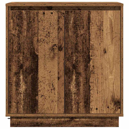 LED-Sideboard Altholz 71 x 34,5 x 75 cm Holzwerkstoff