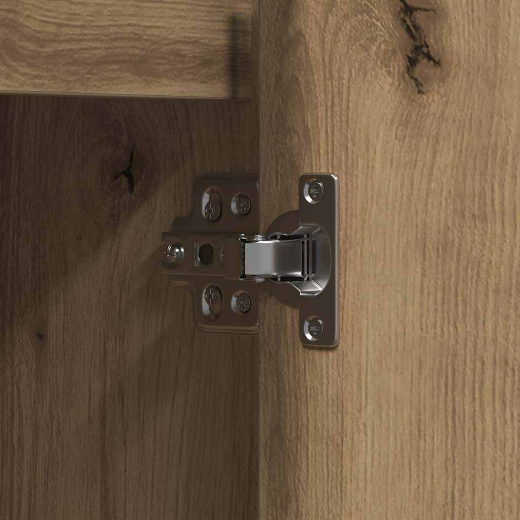 LED-Sideboard Artisan-Eiche 71 x 34,5 x 75 cm Holzwerkstoff
