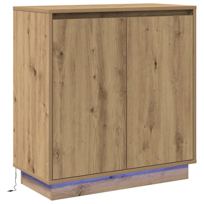 LED-Sideboard Artisan-Eiche 71 x 34,5 x 75 cm Holzwerkstoff