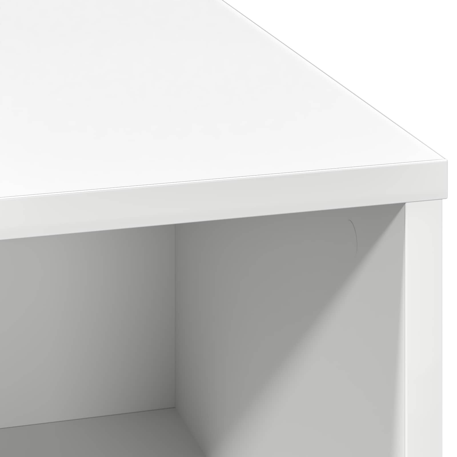LED-Sideboard Weiß 71 x 34,5 x 75 cm Holzwerkstoff