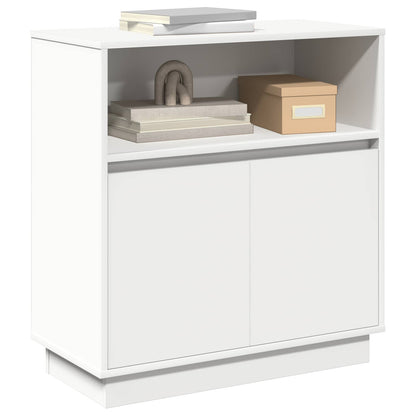 LED-Sideboard Weiß 71 x 34,5 x 75 cm Holzwerkstoff