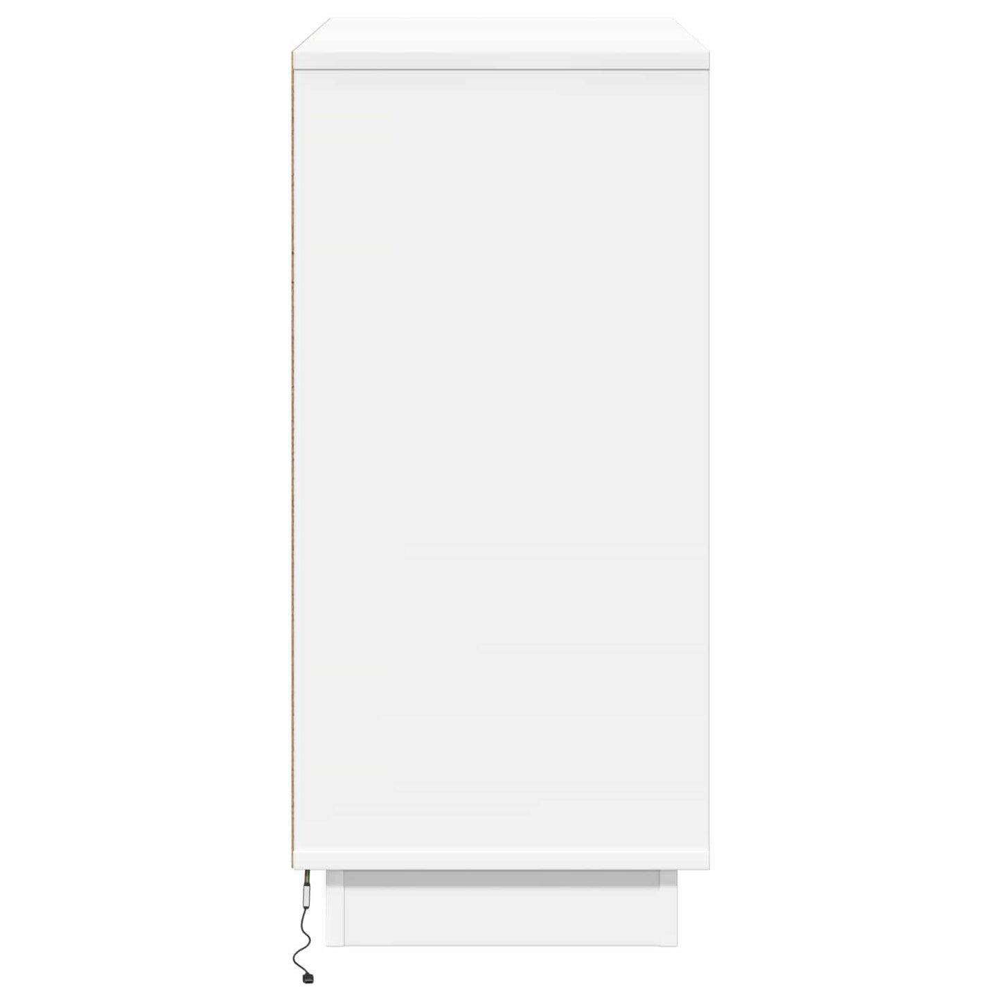 LED-Sideboard Weiß 71 x 34,5 x 75 cm Holzwerkstoff