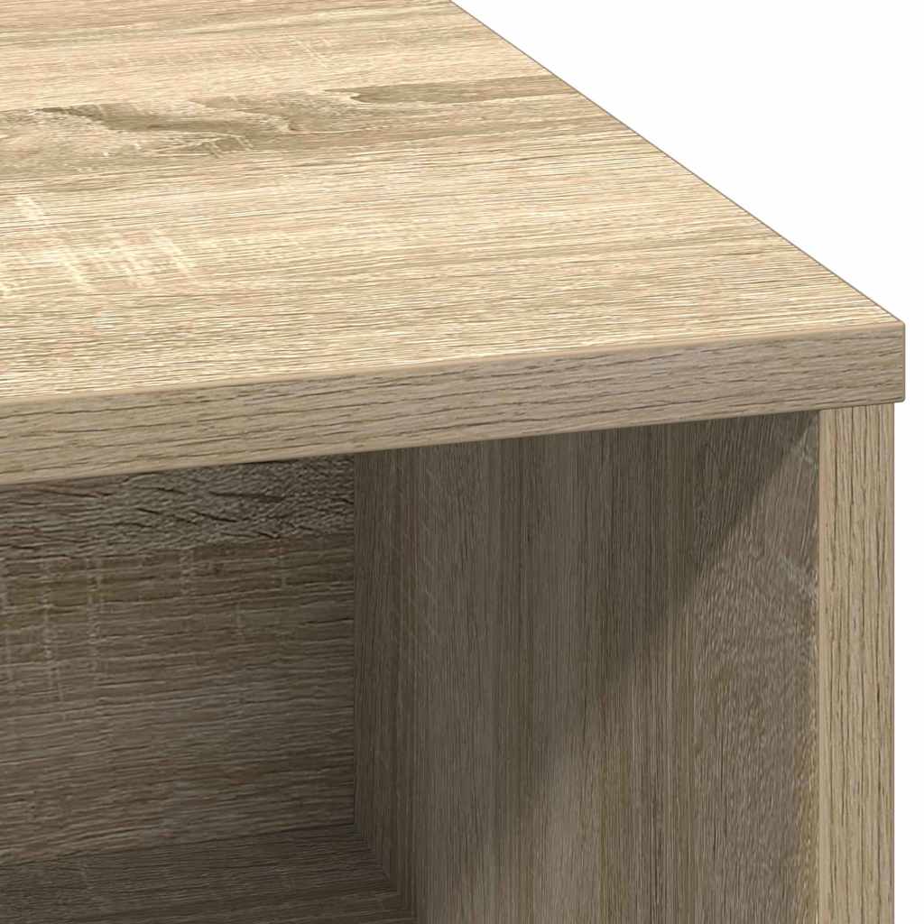 LED-Sideboard Sonoma-Eiche 71 x 34,5 x 75 cm Holzwerkstoff