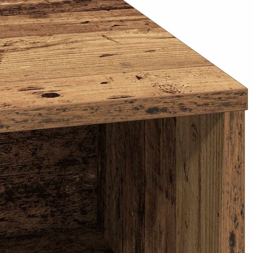 LED-Sideboard Altholz 71 x 34,5 x 75 cm Holzwerkstoff