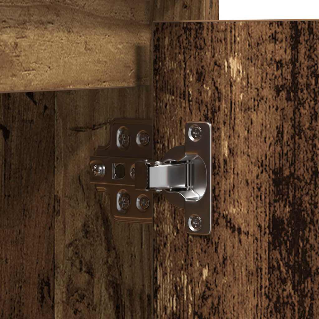 LED-Sideboard Altholz 71 x 34,5 x 75 cm Holzwerkstoff