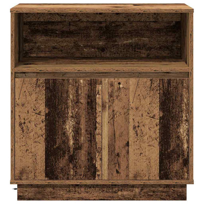 LED-Sideboard Altholz 71 x 34,5 x 75 cm Holzwerkstoff