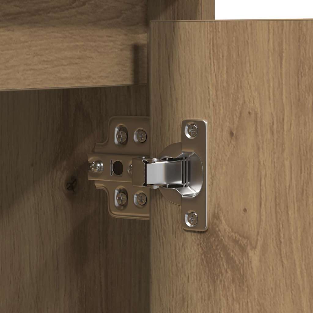 LED-Sideboard Artisan-Eiche 71 x 34,5 x 75 cm Holzwerkstoff