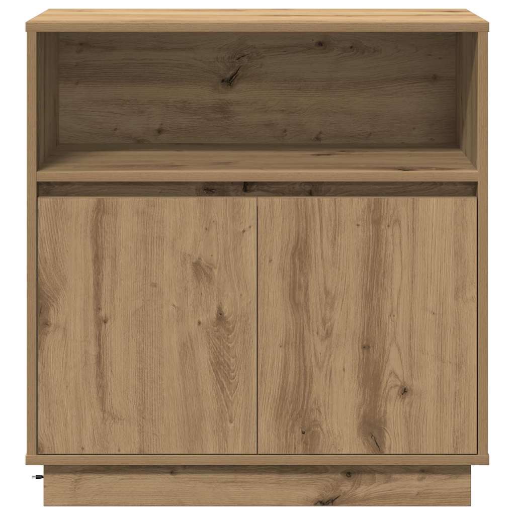 LED-Sideboard Artisan-Eiche 71 x 34,5 x 75 cm Holzwerkstoff