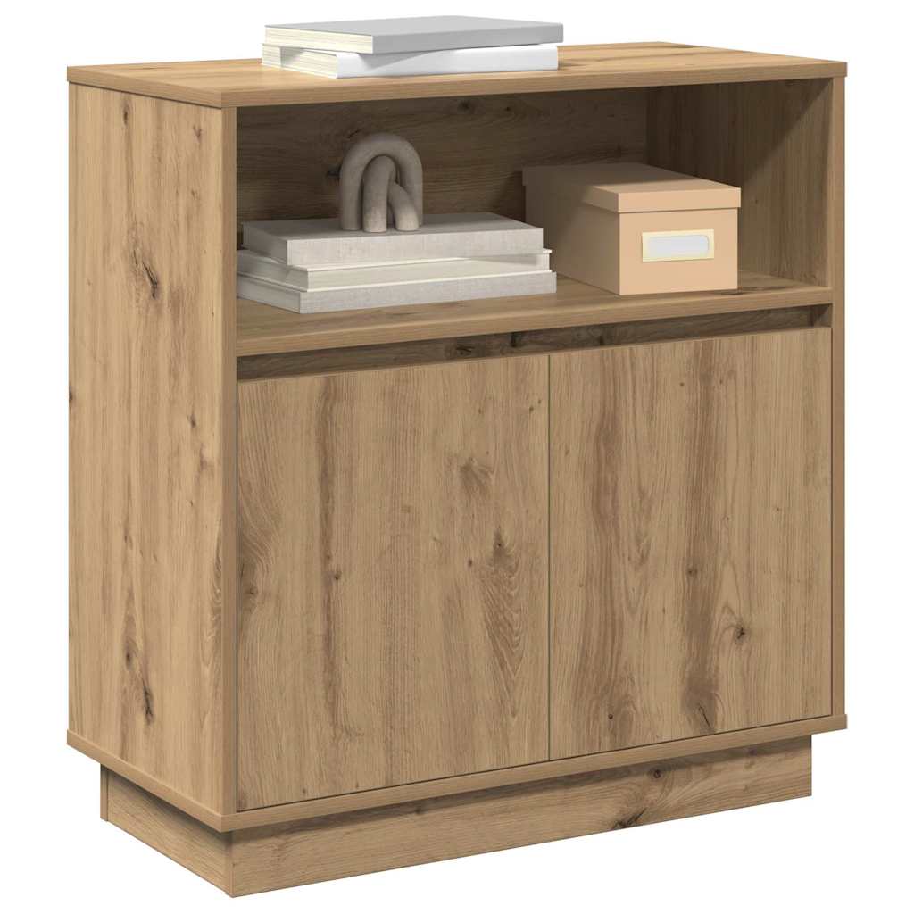 LED-Sideboard Artisan-Eiche 71 x 34,5 x 75 cm Holzwerkstoff