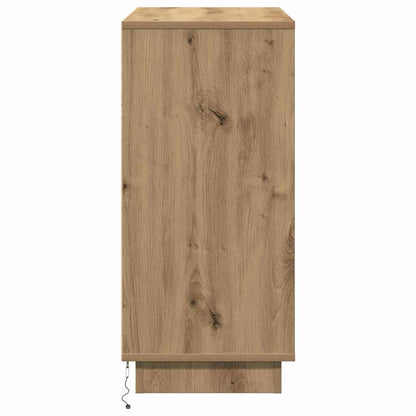 LED-Sideboard Artisan-Eiche 71 x 34,5 x 75 cm Holzwerkstoff