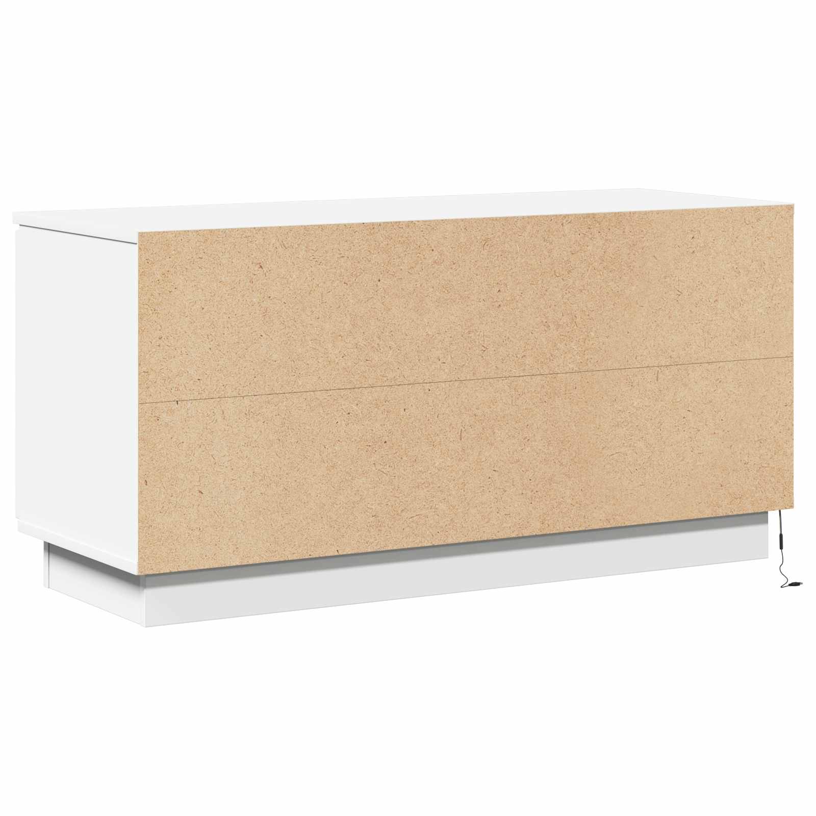 TV-Schränk 100 x 38 x 49 cm Weiß Holzwerkstoff