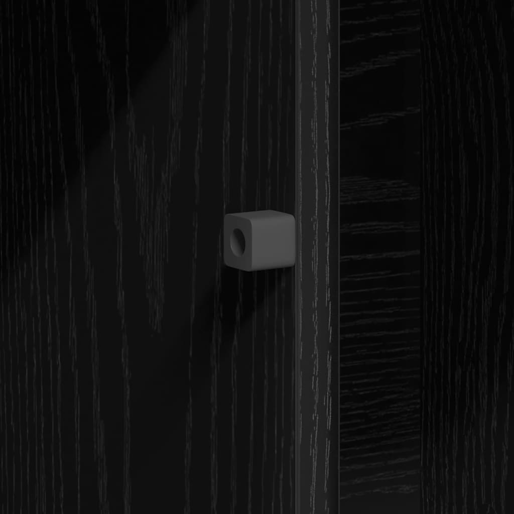 TV-Schränk 100 x 38 x 49 cm Schwarz Eichen-Optik Holzwerkstoff