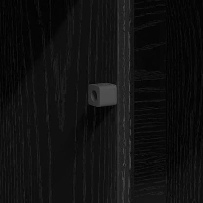 TV-Schränk 100 x 38 x 49 cm Schwarz Eichen-Optik Holzwerkstoff