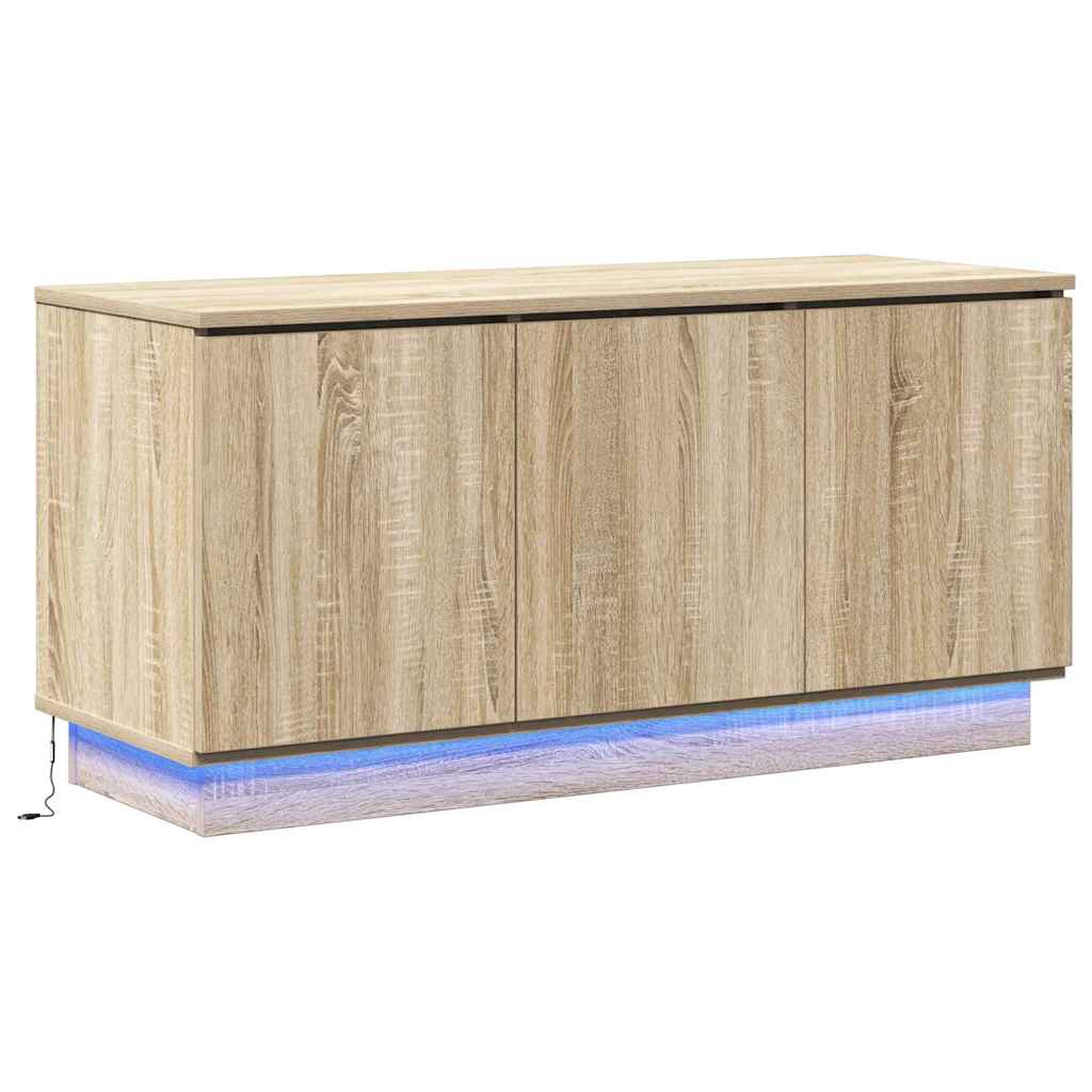 TV-Schränk 100 x 38 x 49 cm Sonoma-Eiche Holzwerkstoff