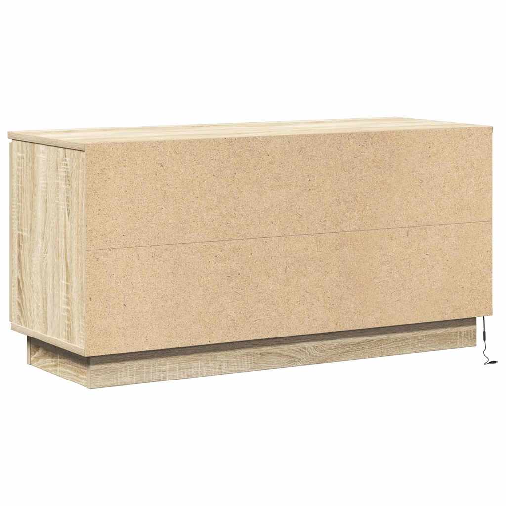 TV-Schränk 100 x 38 x 49 cm Sonoma-Eiche Holzwerkstoff