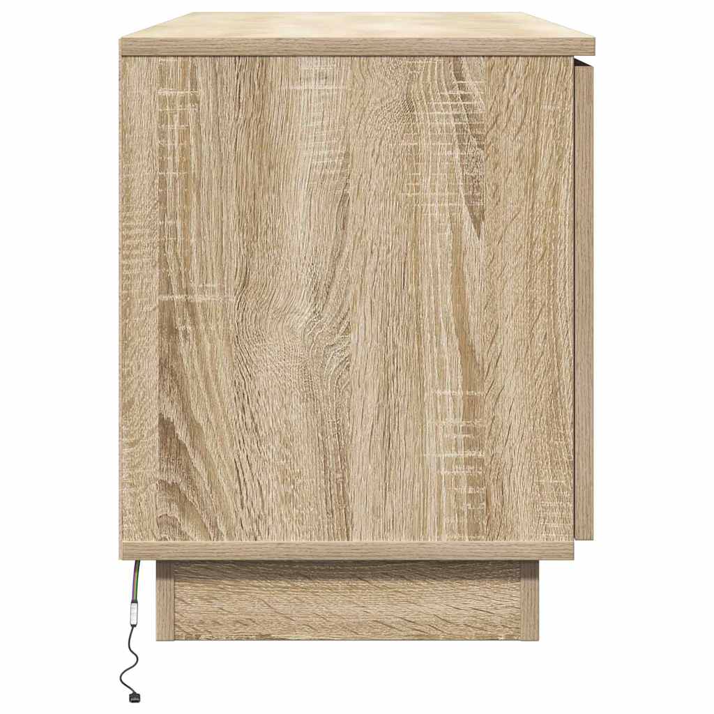 TV-Schränk 100 x 38 x 49 cm Sonoma-Eiche Holzwerkstoff