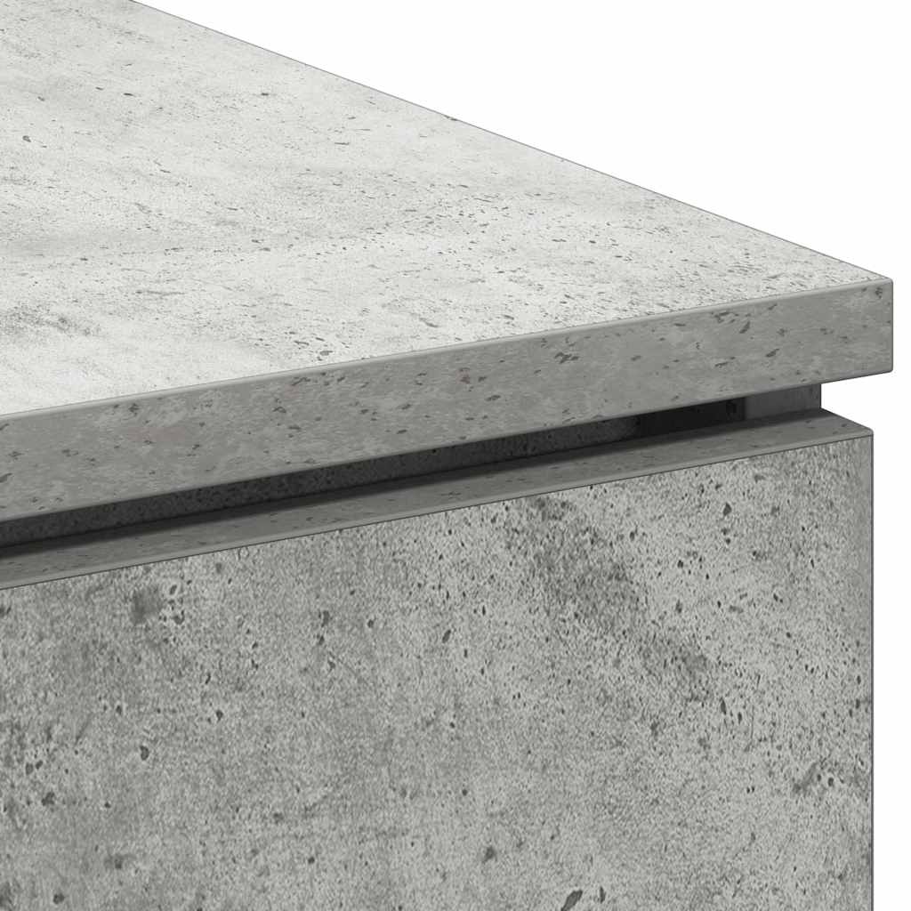 TV-Schränk 100 x 38 x 49 cm Beton Grau Holzwerkstoff